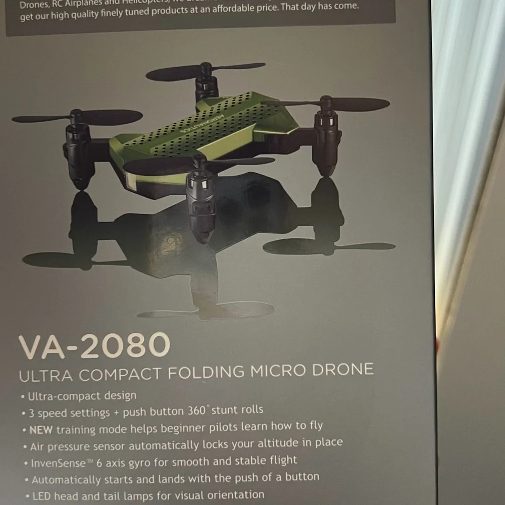 Voyage VA-2080 Black Drone with Controller